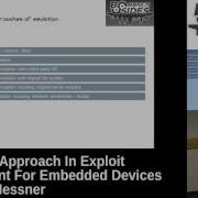 A Practical Approach In Exploit Development For Embedded Devices