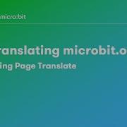 Translating Microbit Org Using Page Translate