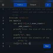 How To Write A C Program To Count Total Number Of Even And Odd Elements In An Array