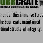 ECORRCRATE Static Weight Test