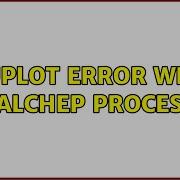 Ubuntu Gnuplot Error While CalcHEP Process