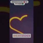Python Programming Broken Heart
