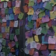 New Yorkers Share Hopes For 2021 At Times Square Wishing Wall AFP