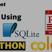 Creating PDF In Colab Platform Using SQLite Database Table Data With Image Colab Pdf Sqlite