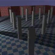 Ray Marching A Room With Columns And A Point Light
