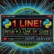 Setup A Web Server In 1 Line Of Code Using Python