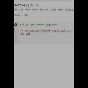 Multiline Comments In Python