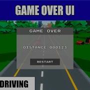 Game Over UI How To Make A Endless Driving Game In Unity Tutorial EP11
