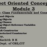 Module 3 Object Oriented Concepts Presentation 1