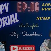 Numpy Library EP 06 Linspace Function Numpy Tutorial In English Create Numpy Array