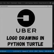 UBER Logo Drawing Using Python Turtle Python Turtle Graphics Python Animations Uber