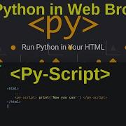 PyScript Run Python In The Browser