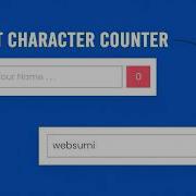 Build A Character Counter With HTML CSS JavaScript Live Input Counter Tutorial