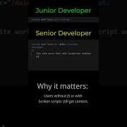 Junior Developer Vs Senior Developer Part 10 Programming Coding Html