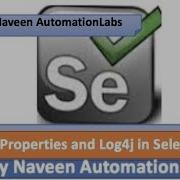 How To Read Properties File Generate Logs In Selenium Using Log4j API