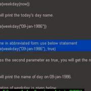Find The Name Of The Week Day For Given Date In QTP