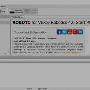 First Program In Graphical RobotC