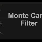 1D Localizer Monte Carlo Filter Using Python