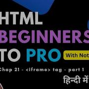 Chap 21 Iframe Tag In Html How To Embed Website HTML Tutorial For Beginners To Advance