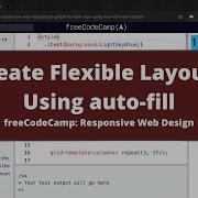 Create Flexible Layouts Using Auto Fill CSS Grid FreeCodeCamp Tutorial