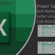 Bulk Replace Each Letter Using List Accumulate In Power Query 2 Steps