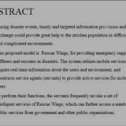 Rescue Wings Mobile Computing Ctive SS Disaster Rescue Final Year Projects 2016 2017