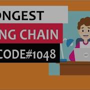 Longest Word Chain LEETCODE 1048 Dynamic Programming