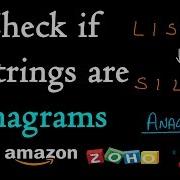 Check If Two Strings Are Anagrams