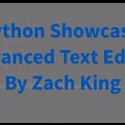 Python Advanced Text Editor Showcase