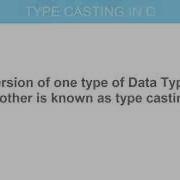 Type Casting In C Programming