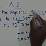 Arithmetic Progression AP Find The 1st 10th And Nth Term