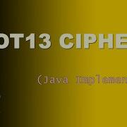ROT13 Cipher Java Implementation