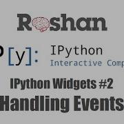 Handling Events IPython Widgets 2