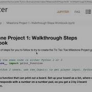 Lecture 8 Milestone Project 1 Assignment Overview Python Online Tutorial