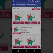 RecyclerView With Multiple Views Using Custom Adapter In Android