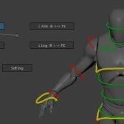 Maya IKFK Switch Marking Menu
