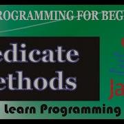 Predicate Method In Java Detail Java Programming 2020