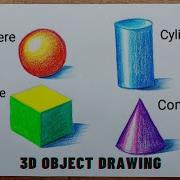 3D Objects Drawing VipulSwamiArts 3dobject