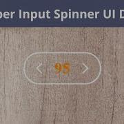 How To Create Number Input Spinner UI Design Page Number Design Html Css Future Exam