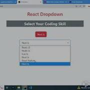 Create A Simple Dropdown Component Using React Coding Ninjas React Skill Test