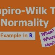Test For Normality Shapiro Wilk Test Easy To Understand