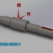 Solidworks Simulation How To Define The Clamping Forces