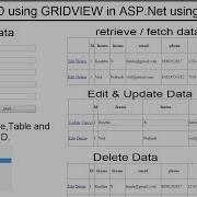 How To Insert Fetch Edit Update Delete Data Using GRIDView In ASP Net Using VB Code