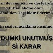 DUYDUMKİ UNUTMUŞSUN Sİ KARAR ALTYAPI KARAOKE TELİFSİZ Cover Altyapı Karaoke Tsm