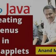 Creating Menus In Java Applets Lecture By Anand Mahajan Mahajan Computers Kurukshetra