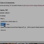 F FLOAT INPUT OUTPUT IN C PROGRAM DEMO