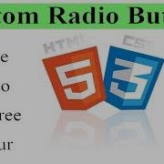 Custom Radio Button Bootstrap Attractive Radio Button In HTML By Amazing Techno Tutorials