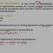 Interpolation Functions Introduction To Finite Element Method Advanced Structural Analysis