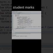 Find Students Grade Upon Student Marks Java Coding Shorts