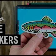 How To Make STICKERS Procreate Full Process